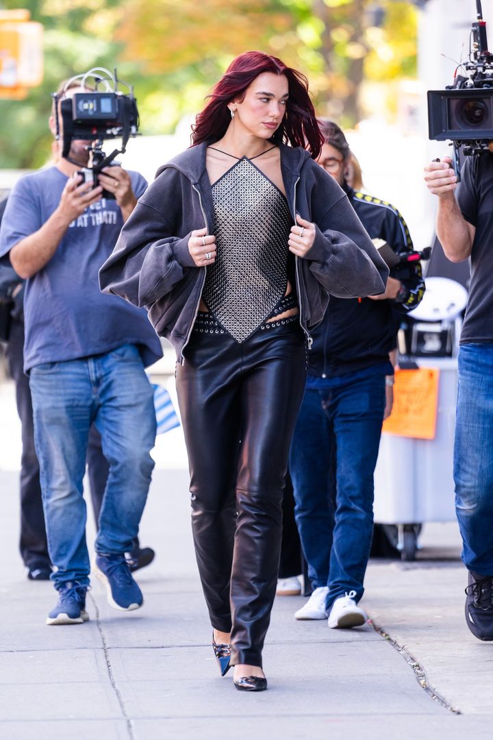 ニューヨークでキャッチされたデュア・リパ。