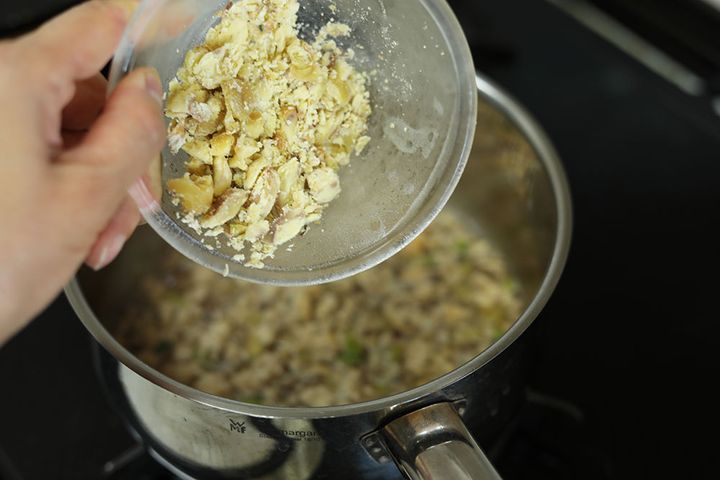 栗ときのこのテリーヌ風レシピ