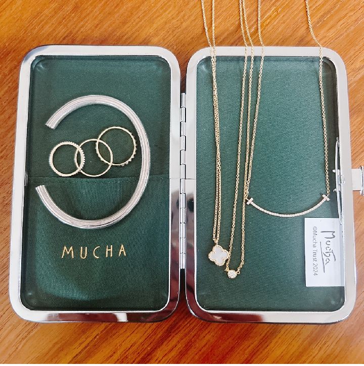 GLOW12月号付録 ミュシャ お裁縫セット入り アートケース