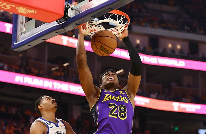 レイカーズの八村塁 (C) Getty Images