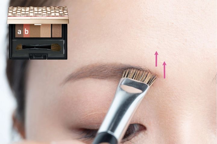 40代メイク アラフォー 眉毛 描き方 細眉 パウダー