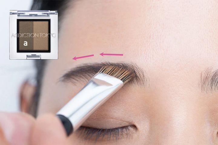 40代メイク アラフォー 眉毛 太眉 描き方 パウダー