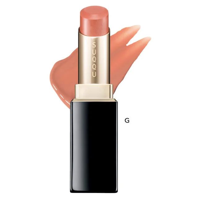 【40代メイクにおすすめ】 モイスチャー グレイズ リップスティック 01 ¥5830（セット価格）／SUQQU