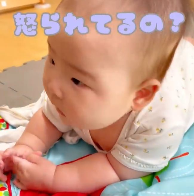 １才姉が３カ月の妹に「ダメ！」その理由は…