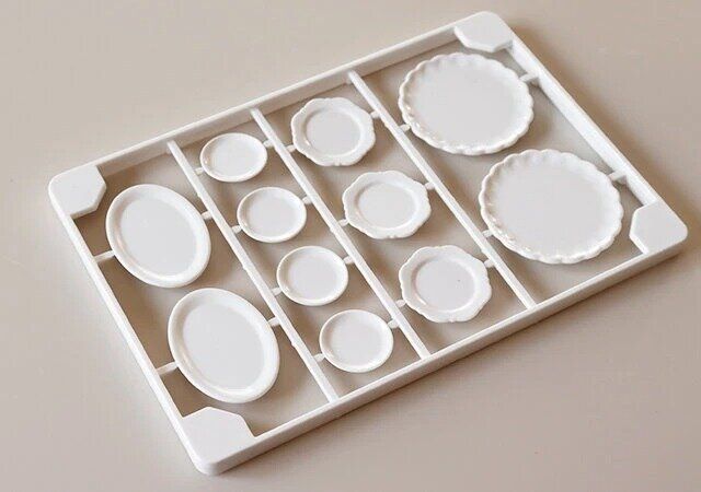 ダイソー ミニチュア食器ホワイト