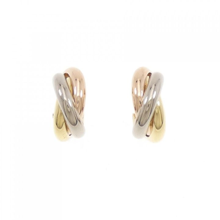 カルティエのトリニティイヤリング