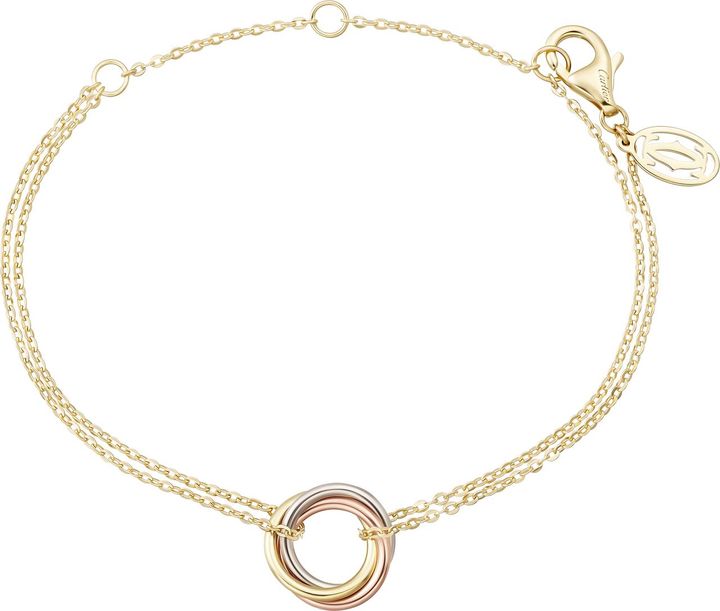 画像: 【カルティエ】「トリニティ ブレスレット」（ホワイトゴールド、ピンクゴールド、イエローゴールド）￥245,300（税込）Audrey Dufer © Cartier