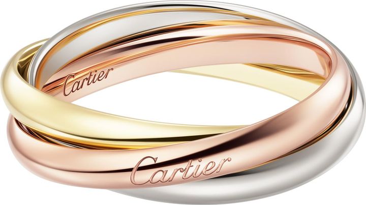 画像: 【カルティエ】「トリニティ リング」（ホワイトゴールド、ピンクゴールド、イエローゴールド）￥224,400（税込）Antoine Pividori © Cartier