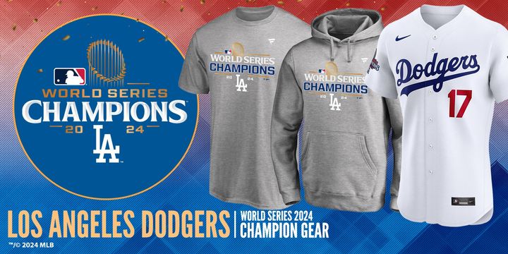 ロサンゼルス・ドジャース」WSシリーズ優勝記念Tシャツ発売 大谷