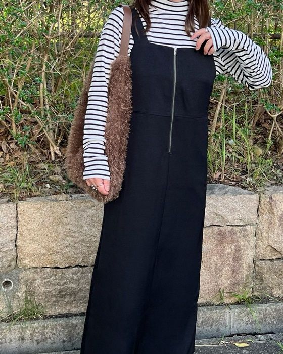 Honeys「テレコハイネックTシャツ」