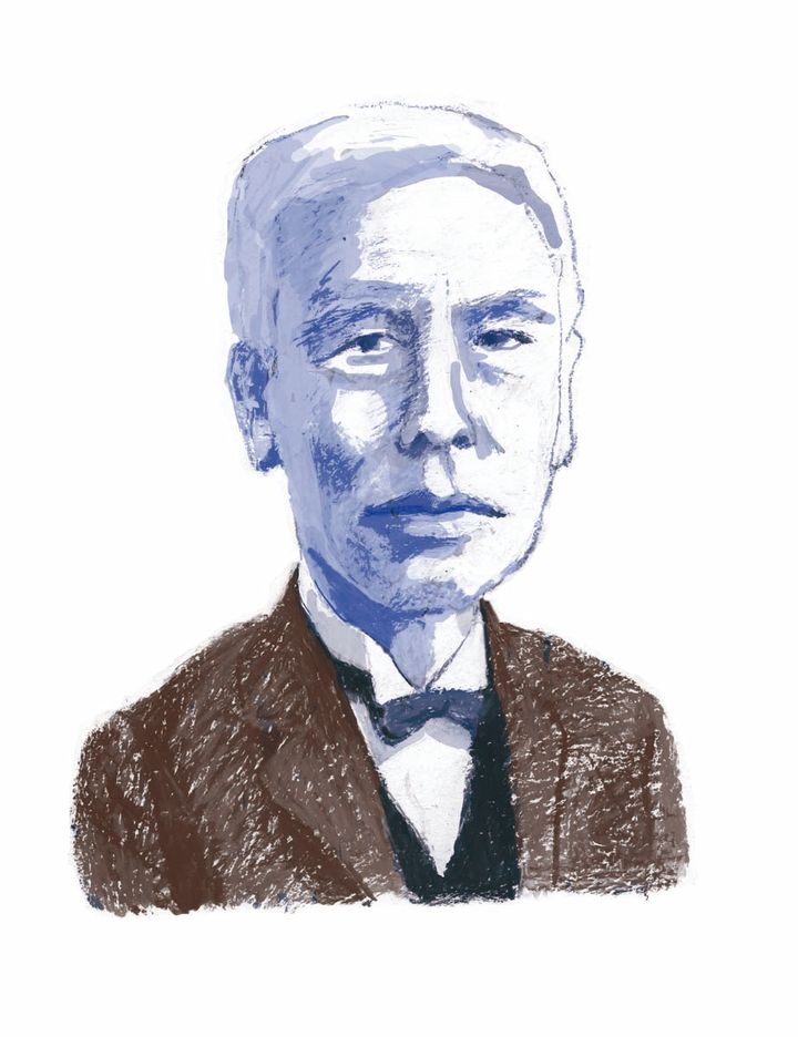 服部金太郎のイラスト