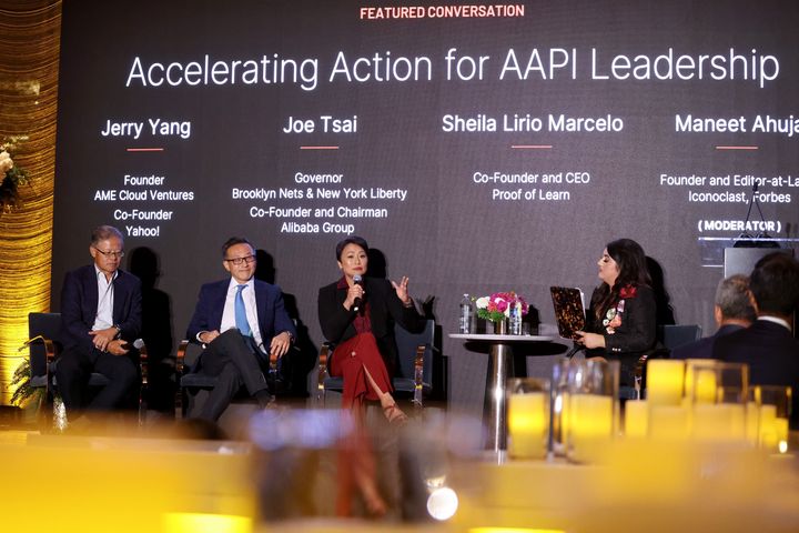 2023年にNYで開催された、アジアンアメリカンファウンデーションのイベントにて。Photo_ JP Yim/Getty Images for The Asian American Foundation (TAAF)