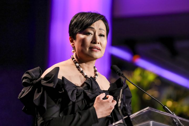 2024年5月のTAAF Heritage Month Awardsにて登壇。Photo_ JP Yim / Getty Images for The Asian American Foundation