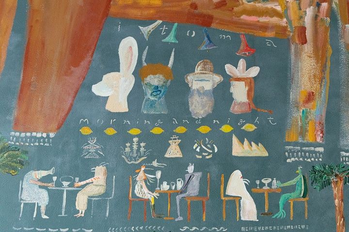 cap：店名である「itoma morning and night」の文字を発見！ 