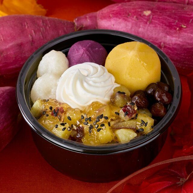 シャトレーゼ お芋づくしのクリームあんみつ