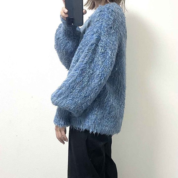 画像3: ふわっふわのMIXヤーンが可愛い個性派カーディガン