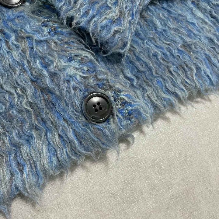 画像2: ふわっふわのMIXヤーンが可愛い個性派カーディガン