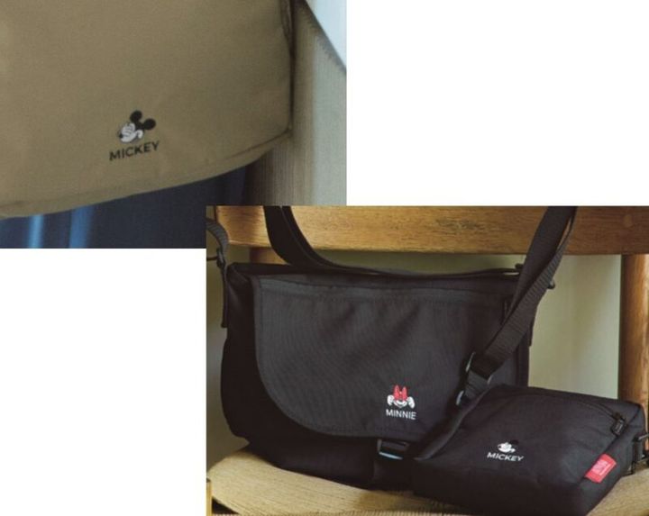 マンハッタンポーテージとミッキーマウス、ミニーマウスのバッグ