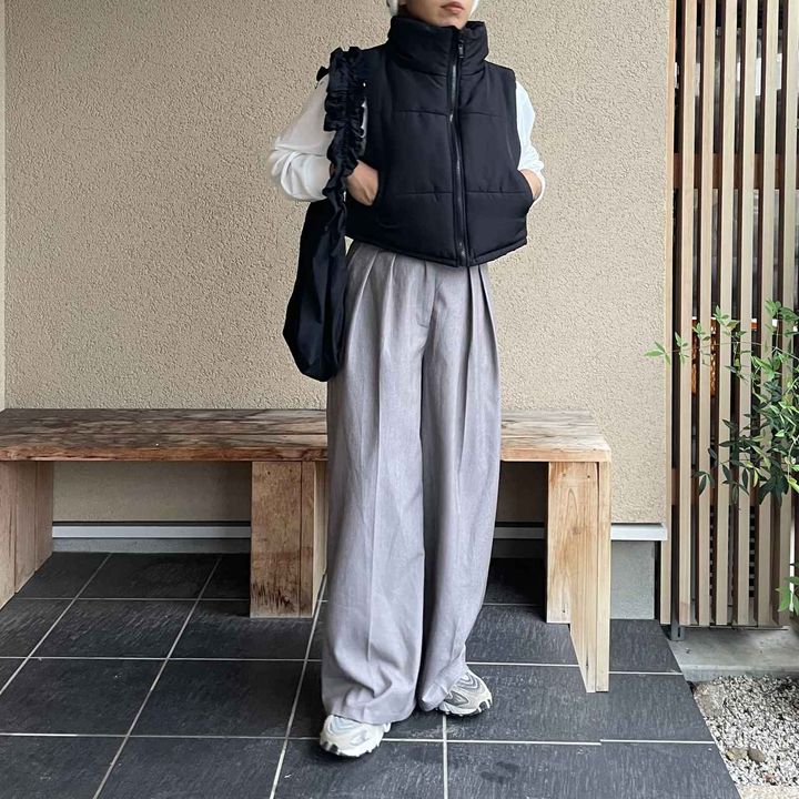 画像: ボリュームボトムスに合う♪