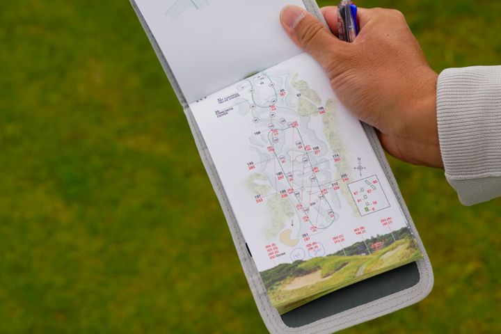 まるで宝の地図⁉ 全英オープン選手のヤーテージブックを見せてもらった！