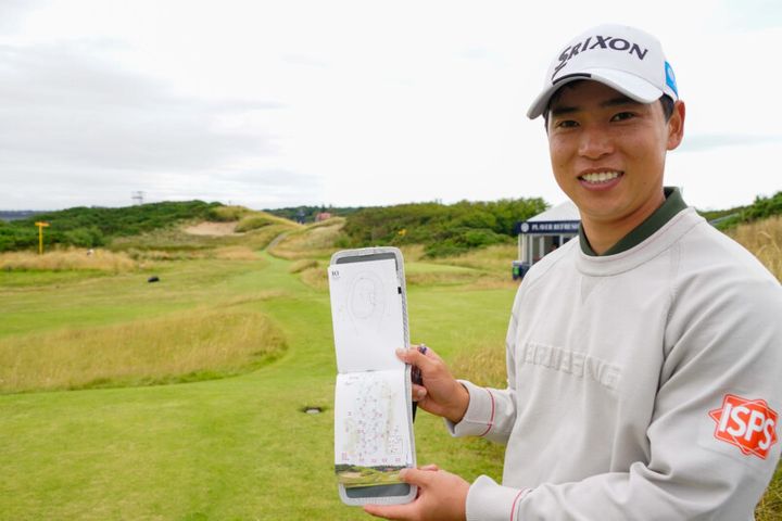 まるで宝の地図⁉ 全英オープン選手のヤーテージブックを見せてもらった！