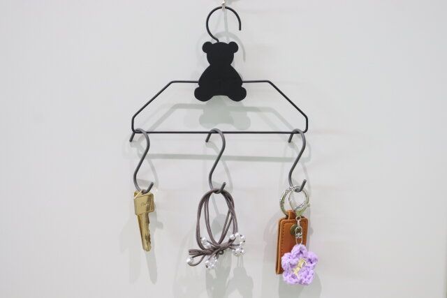 ダイソー アイアンインテリアハンガー 使用例