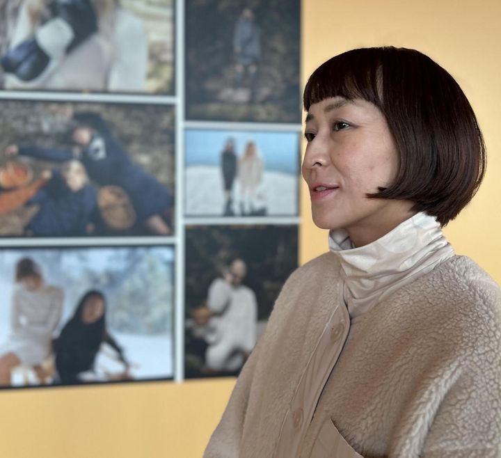 画像: 【UNIQLO×Marimekko】フリースカーディガン¥3,990、ヒートテックタートルネックT¥1,990