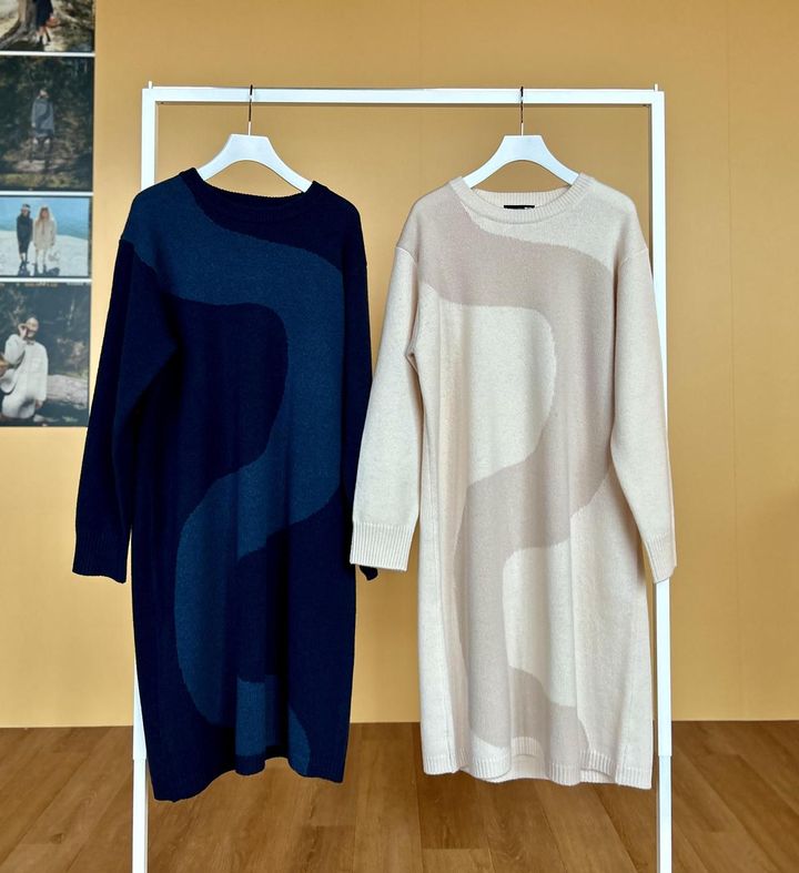 画像: 【UNIQLO×Marimekko】ラムクルーネックワンピース各¥5,990