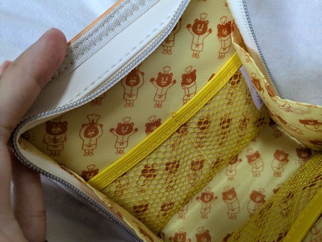 フライパンダ絵本そのままポーチメッシュポケット