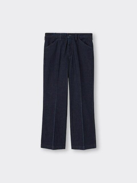 GUのシューカットデニムパンツ