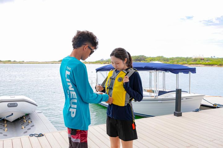 ライフジャケット装着