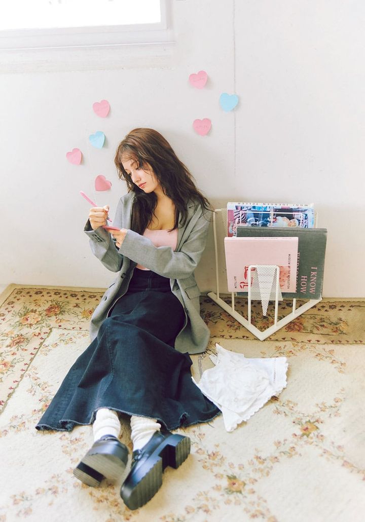 谷まりあ、着回し