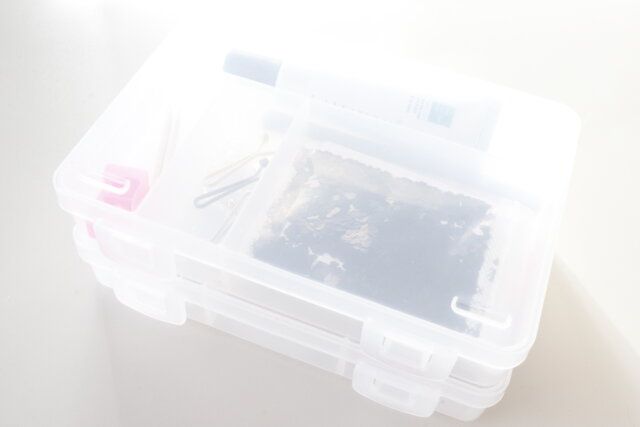 ダイソーのSIKIRI HALF 3とSIKIRI HALF 4を積み重ねた様子