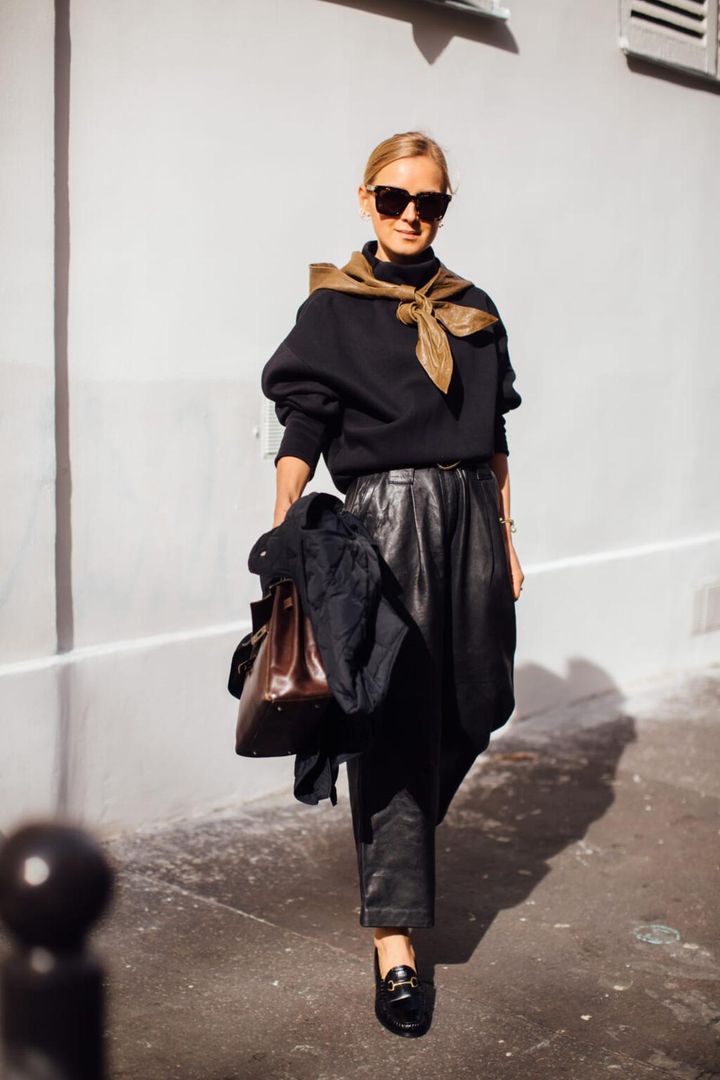 画像: 異素材ミックス×差し色小物でメリハリアップ