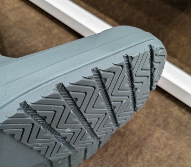 レディースサファリライトレインブーツのソール