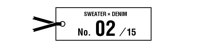 オーバーサイズのボーダー柄ニットをダブダブと着て今どき感アップ【マイスタンダードブック】