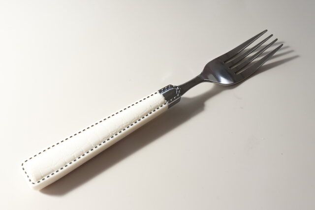 ダイソー ステッチスタイルフォーク（ホワイト）