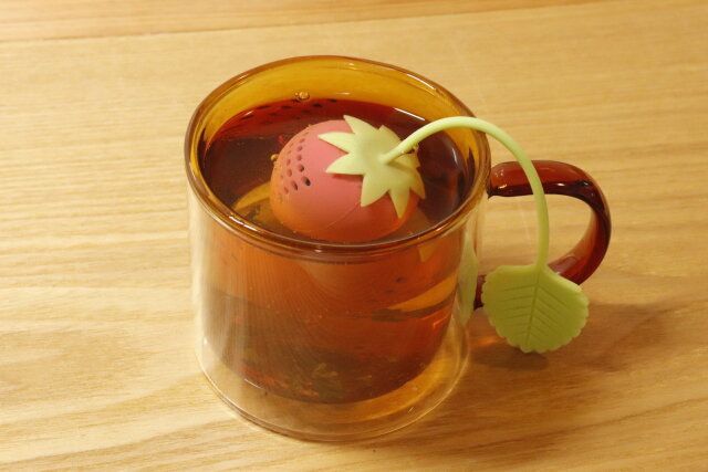 セリア ティーストレーナーいちご 使用例