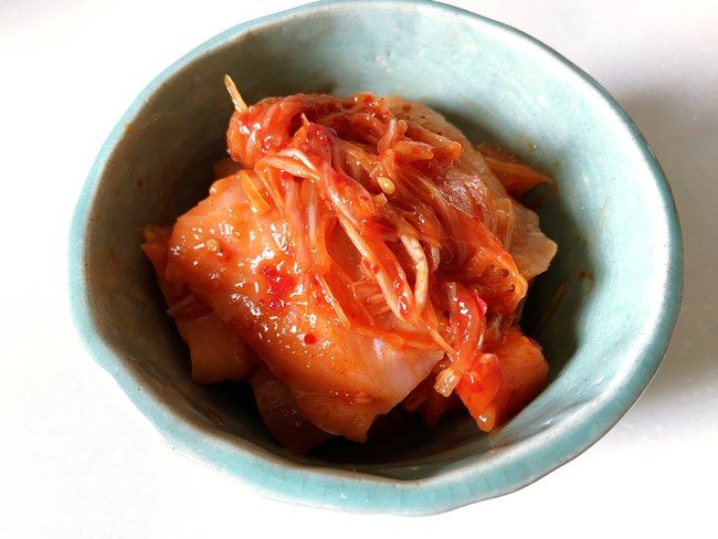 ロピア 「黄さんの手造りキムチ」シリーズ 白髪ねぎ アレンジ