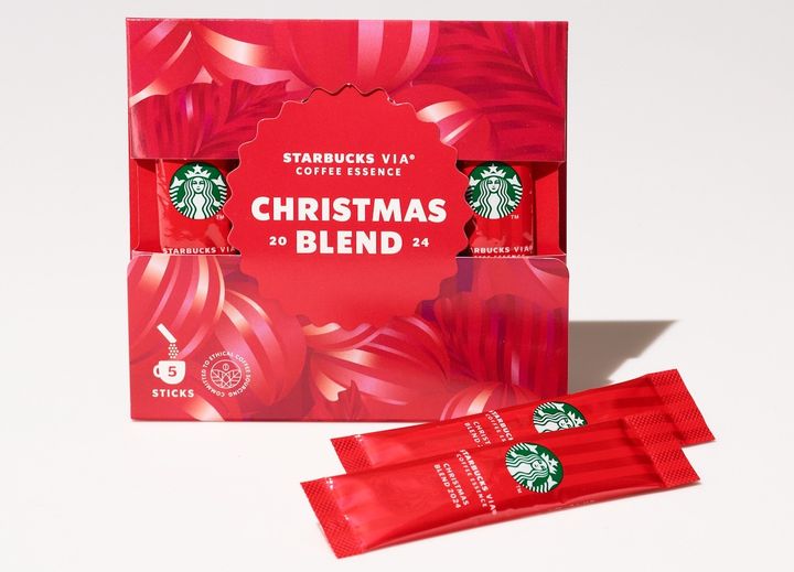 「スターバックス ヴィア® クリスマス ブレンド」5本入り 750円