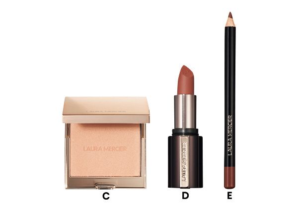 【C】ブラッシュ カラー インフュージョン 【D】キャビア リップスティック 【E】キャビア リップスティック