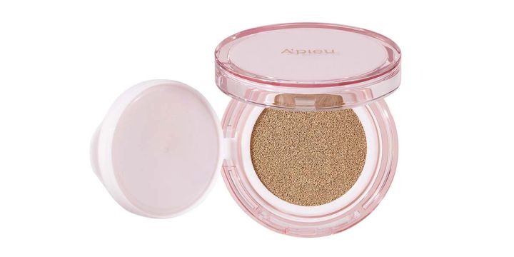 1.キラキラストーンが目を引く、K-POP風アイドルメイク_BASE_アピュー スキンケア ウォーターロッククッション No.23