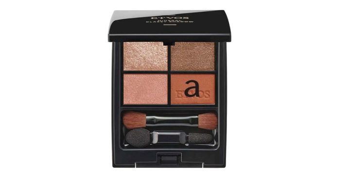 2.デイリーメイクにも最適！ ツヤ肌コーラルメイク_EYE_エトヴォス ミネラルクラッシィシャドー ブリックオレンジ