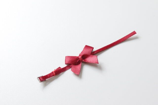 セリア ドール用制服風リボン デザイン