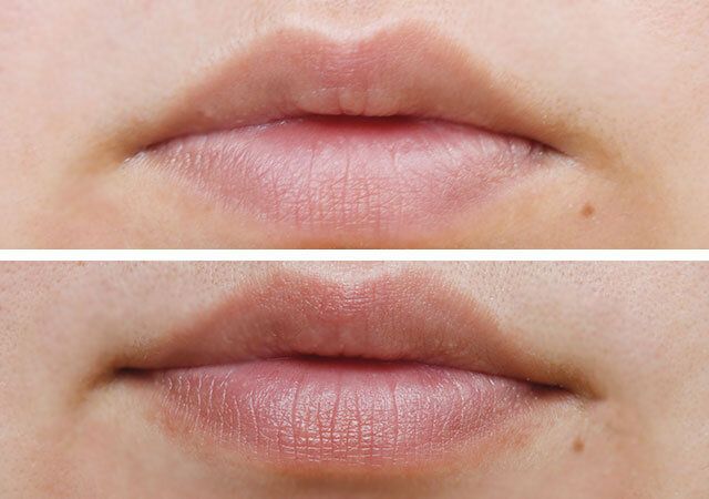 セリア GENE TOKYO リップケアスクラブ01 CLEAR（クリア） 仕上がり ビフォーアフター