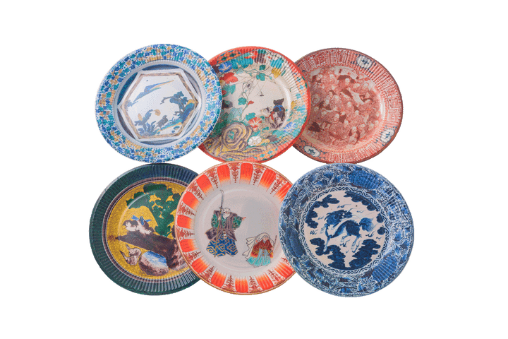 〈KUTANI PAPER PLATE〉の紙皿