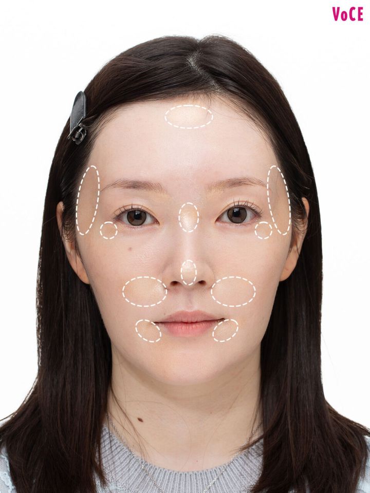 【診断つき】魔法のハイライトで間延びした中顔面を短縮！【キリンさんタイプ】