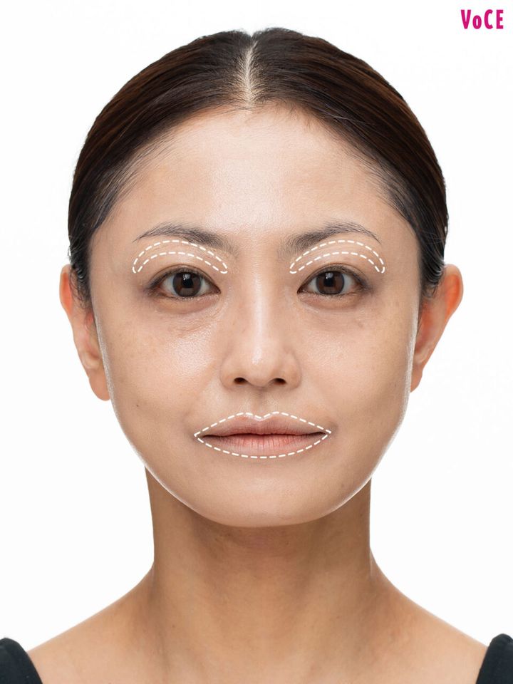 【診断つき】重心が外側に寄った顔は影色&ハイライトで縦長印象を強調！【さかなさんタイプ】