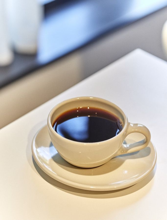 「HOT COFFEE」500円、1.5倍量650円 豆の指定は＋150円 