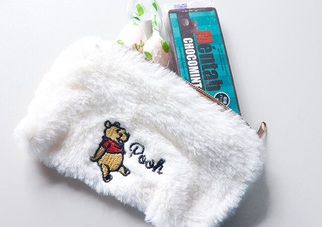 セリア プー：ふんわりポーチ